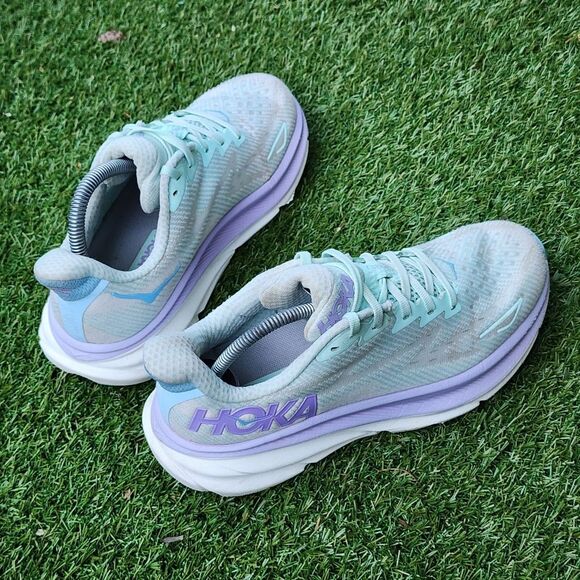 HOKA CLIFTON 9 - Womens Athletic Shoes - SIZE 8.5B - See All Pictures- - Picture 6 of 11